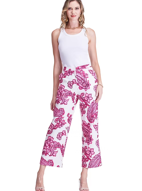 Berry Paisley Ankle Pant by Jade