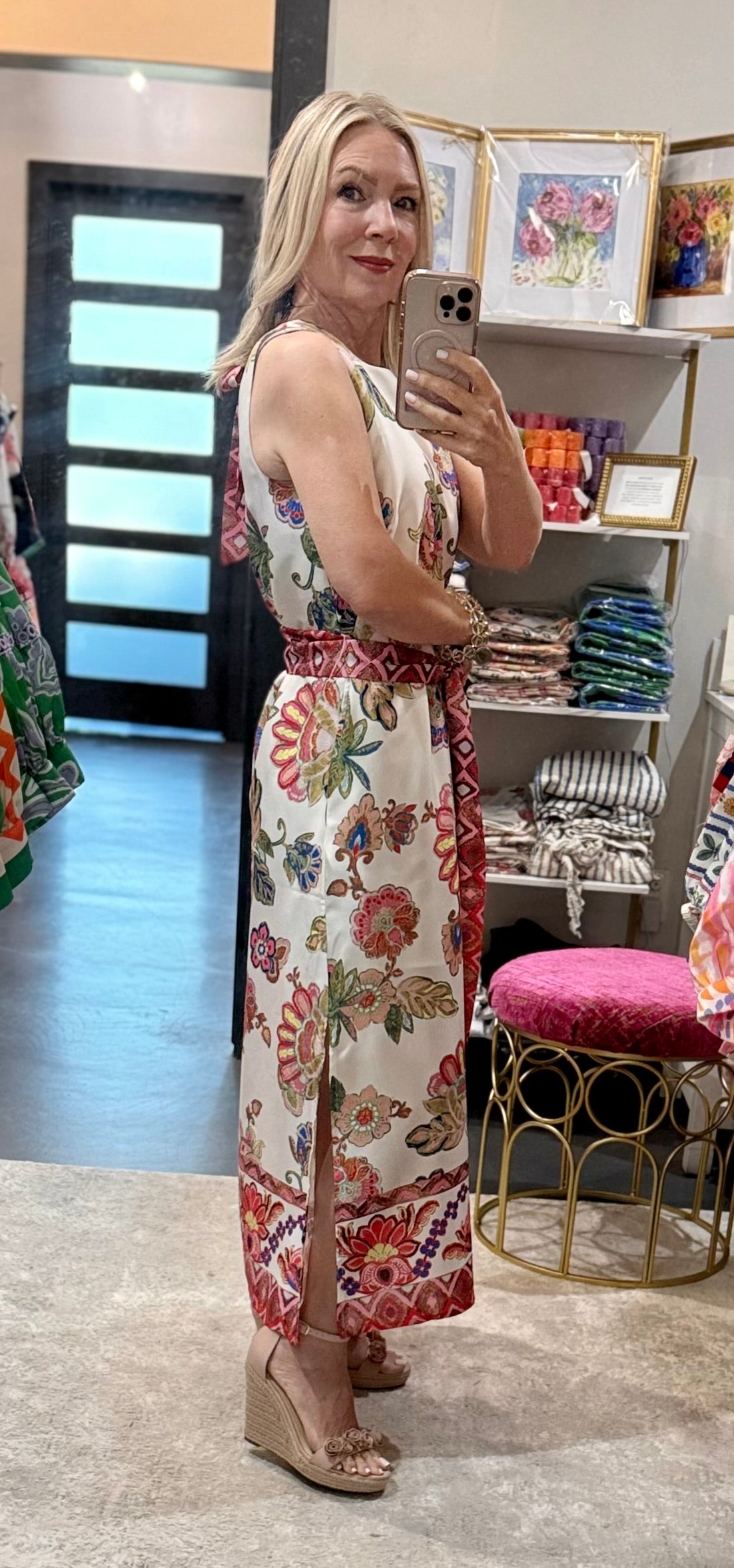 Briar Bloom Column Dress