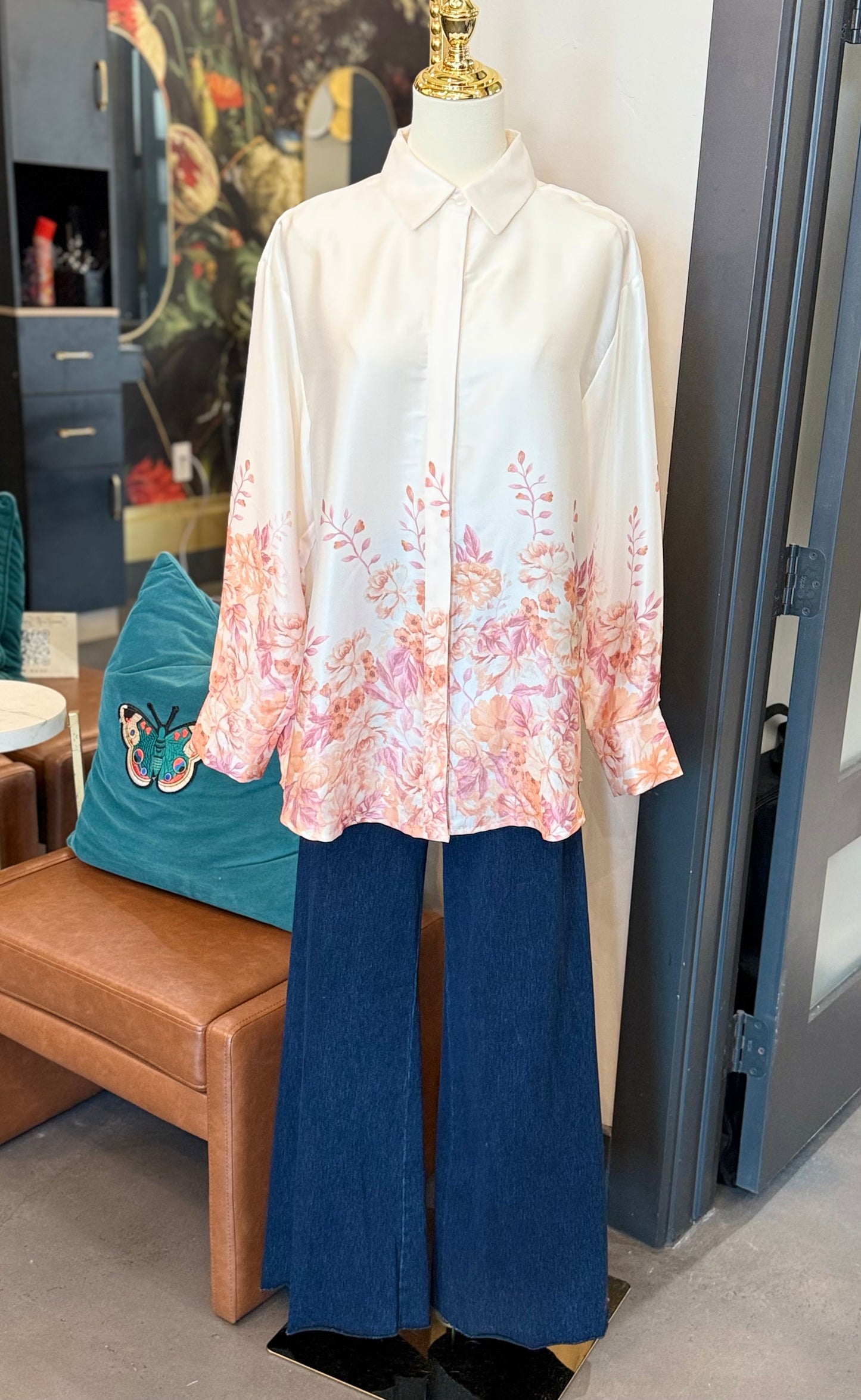 Blush Wildflower Overshirt