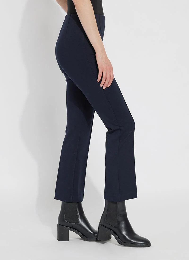 Ankle Elysse Ponte Pant in Black