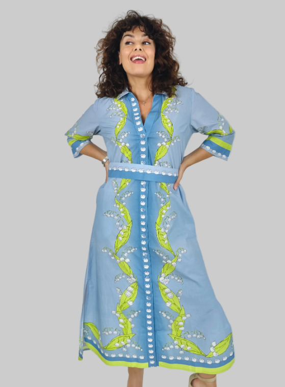 Rhea Midi Lily of the Valley by Isla Payal