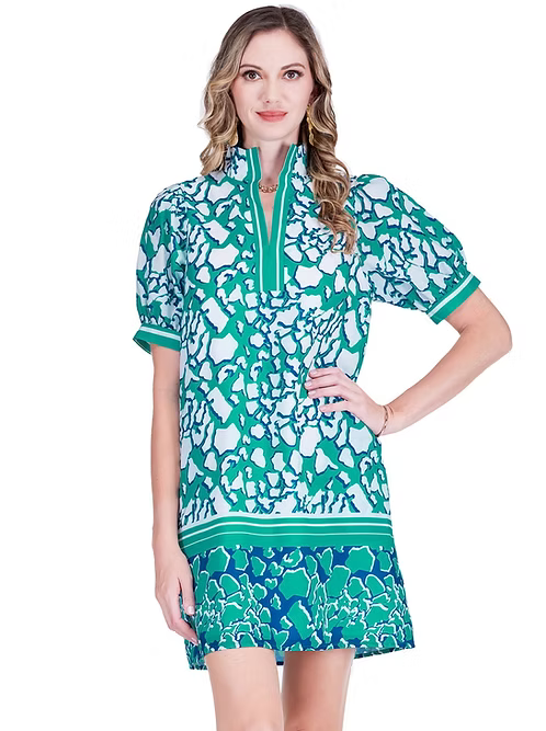 Reefline Stand Collar Dress by Jade