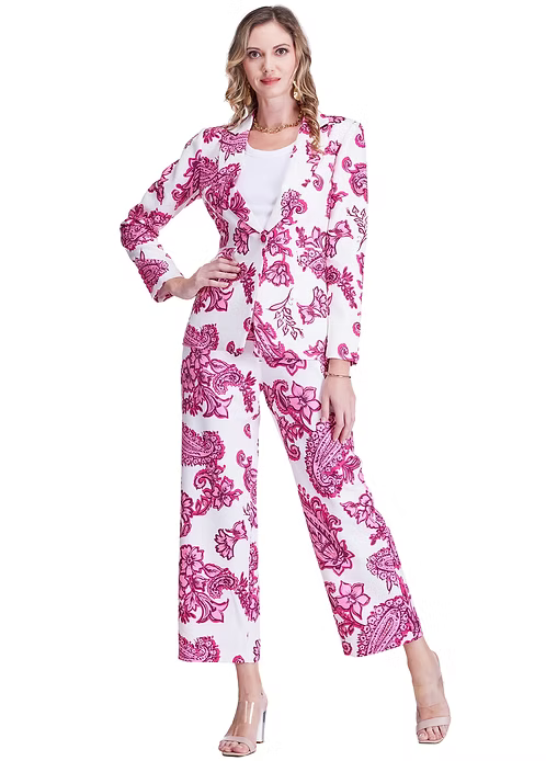 Berry Paisley Ankle Pant by Jade
