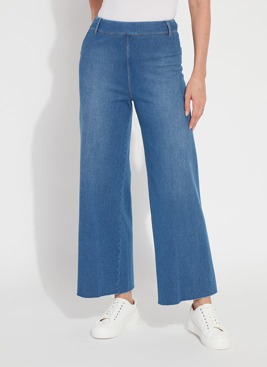 Erin Wide Leg Denim in Mid Wash
