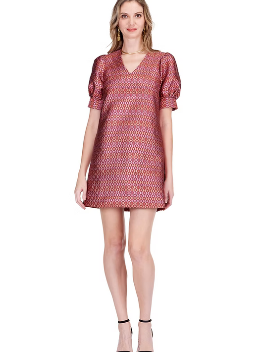 Groovy Grid Dress by Jade