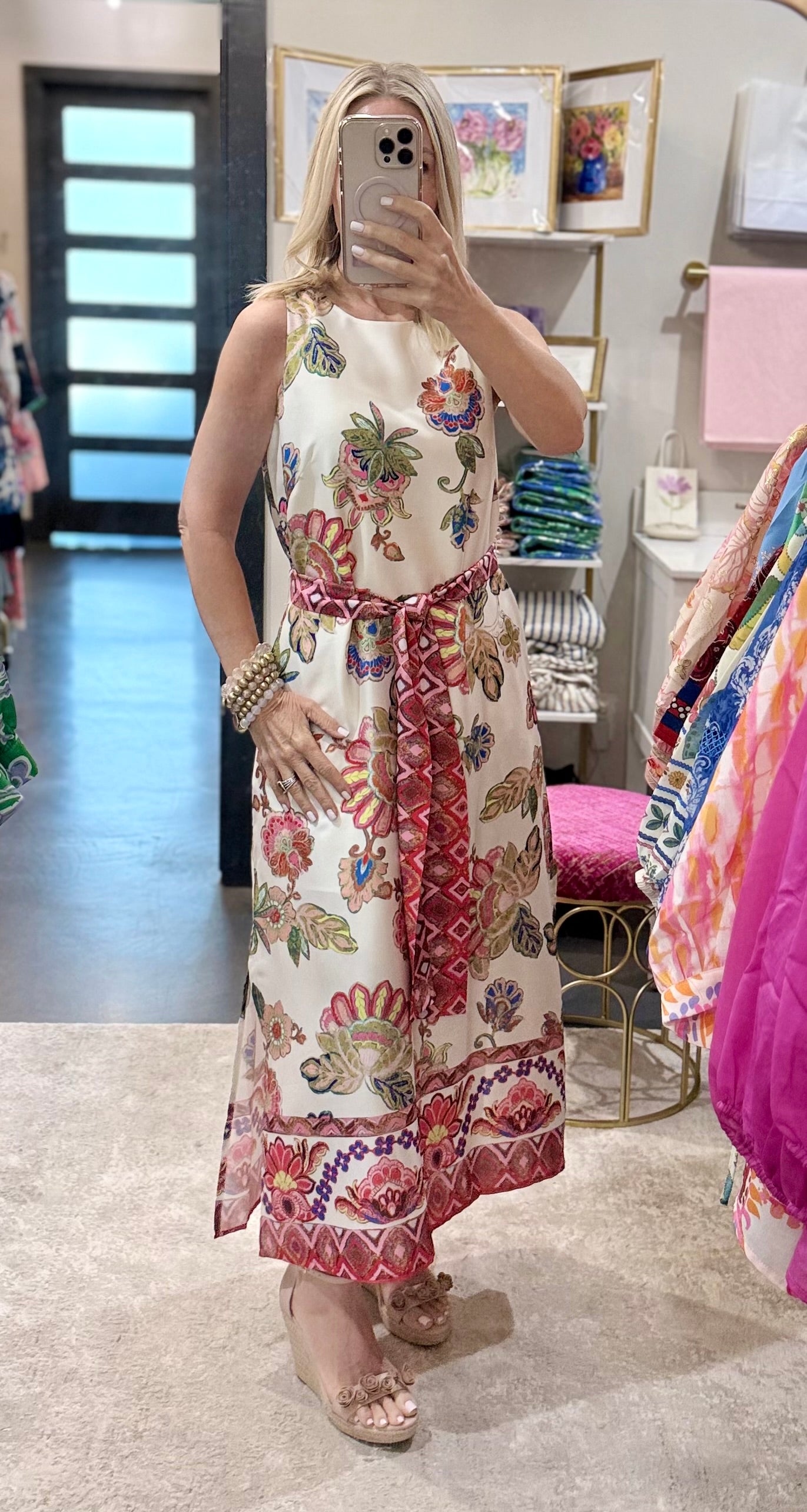 Briar Bloom Column Dress