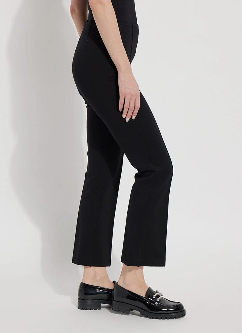 Ankle Elysse Ponte Pant in Black