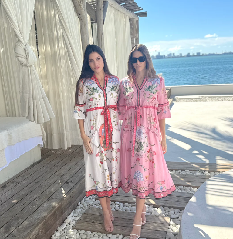 Cape Midi in Soiree Pink by Isla Payal