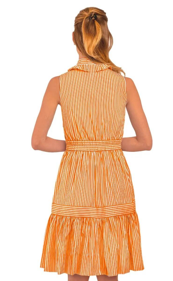 Wash & Wear Hope Dress in Orange by Gretchen Scott